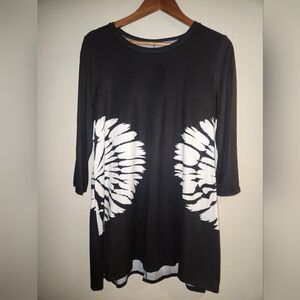 Black and White Women's Top